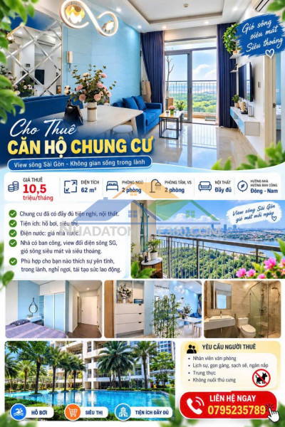 Cho thuê chung cư luxgarden, 370 nguyễn văn quỳ, p. phú thuận q7, tp....
