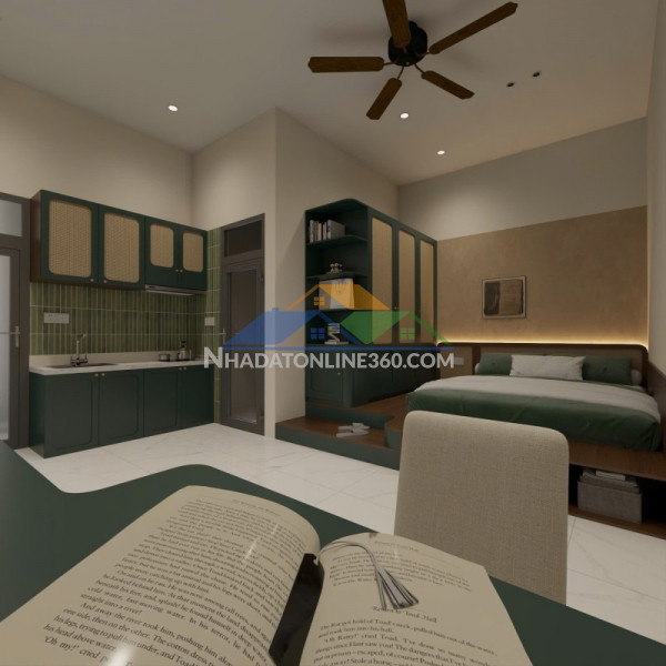 Bán tòa căn hộ trương định sơn trà, 92m², 7 căn hộ, gần...