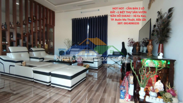 Hot hot - cần bán 2 lô đất –1 biệt thự sân vườn gần hồ...