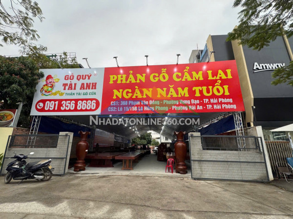 Bán đất chính chủ – lô 15/15b mặt phố lê hồng phong, hải phòng