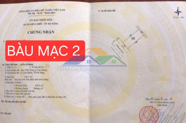 ????????bán đất đường bàu mạc 2 - gần biển - sát nguyễn chánh thông biển