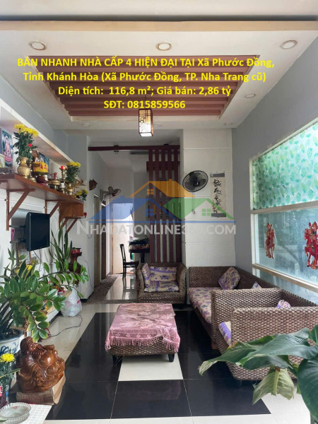 Nhà đẹp – giá tốt - cần bán nhanh nhà cấp 4 hiện đại tại phước đồng, tp. nha trang, khánh hòa