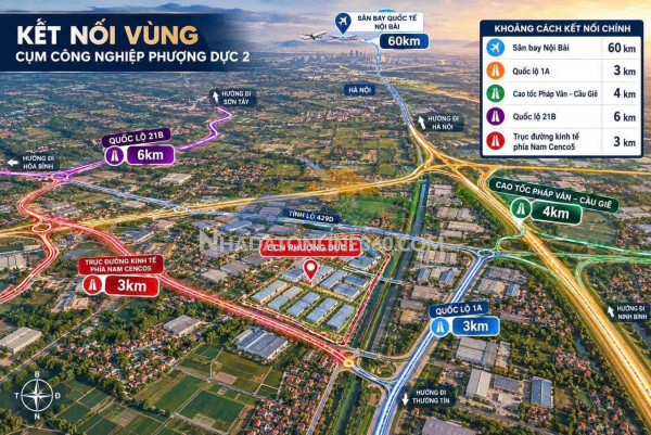 Bán đất cụm công nghiệp phượng dực 2, phú xuyên, hà nội