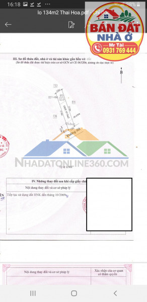 Chính chủ Bán đất và nhà cấp 4 mặt tiền ĐT743C, Thái Hòa, Tân Uyên