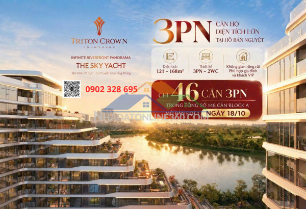 Phú mỹ hưng mở bán gđ1 căn hộ triton crown với ck lên đến 6%