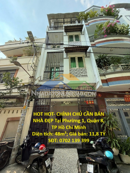 Hot hot- chính chủ cần bán nhà đẹp tại phường 1, quận 8, tp hồ chí minh