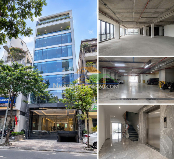 Tòa nhà mặt phố dịch vọng – 110m² – mt 6m – 7 tầng – 1 hầm – thang máy – vỉa hè – kinh doanh