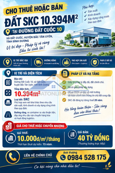 Cho thuê nhà mặt tiền đường tô ký, hóc môn, tp.hcm – diện tích lớn 710m2