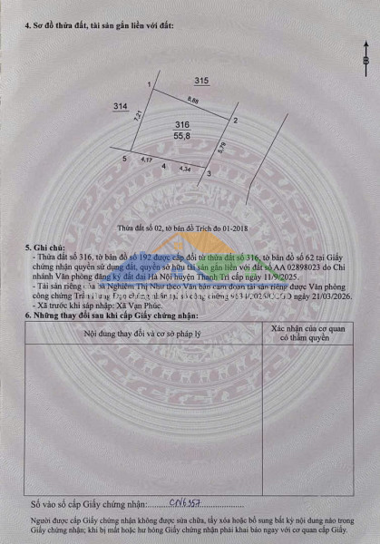 Đất đẹp-  giá tốt chính chủ bán  đất tặng kèm nhà 2 tầng tại thôn 3 vạn phúc, xã nam phù, hà nội