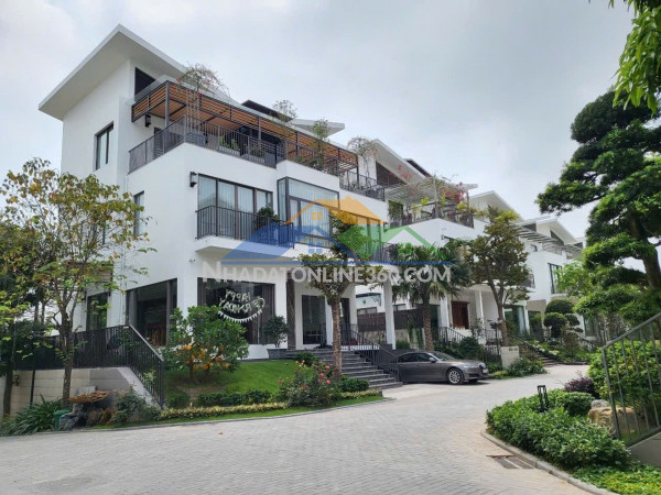 Biệt thự khai sơn long biên 129 tỷ 325m lô góc 3 mặt tiền