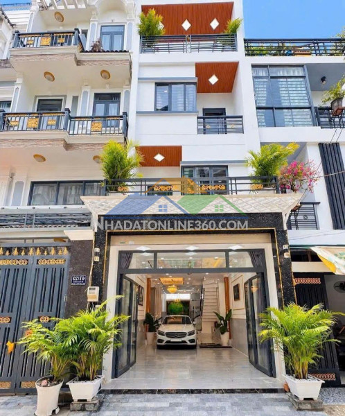 Nhà vừa ở vừa kinh doanh, hẻm thông, dân đông, 4x16.5m, 4 tầng, 6.9 tỷ