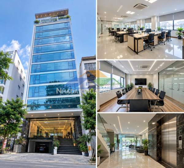 Tòa văn phòng nguyễn xiển – 170m² – 10 tầng – thang máy – gara ô tô – 2 mặt thoáng – dòng tiền 180tr/tháng