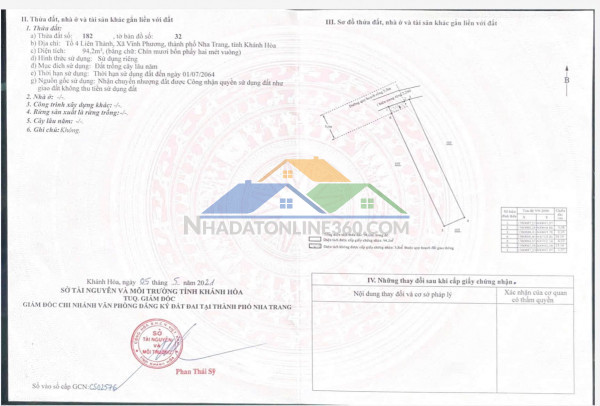 Giảm giá đất vĩnh phương, bắc nha trang  chỉ còn 1,1 tỷ! giá tốt – pháp lý rõ ràng!