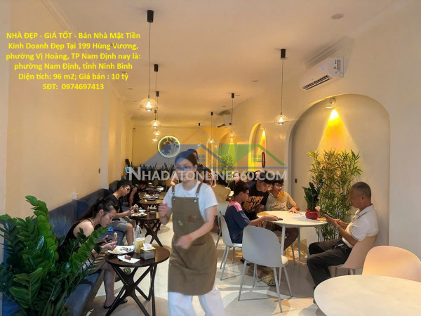 Nhà đẹp - giá tốt - bán nhà mặt tiền kinh doanh đẹp tại 199 hùng vương, phường vị hoàng, tp nam định