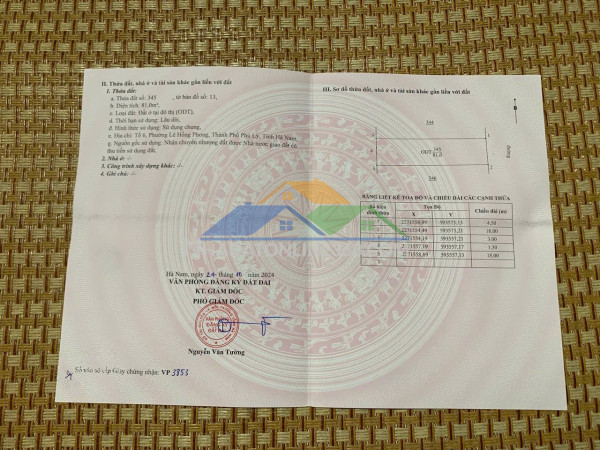 Đất đẹp- giá tốt bán nhanh lô đất đầu tư là sinh lời tại tp phủ lý tỉnh hà nam