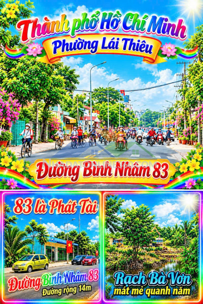 Đất đẹp – giá tốt – cần bán lô đất lớn vị trí đẹp  tại p. bình nhâm, tp.thuận an, bình dương