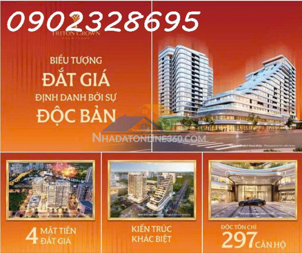 Giỏ hàng độc quyền dự án căn hộ triton crown phú mỹ hưng