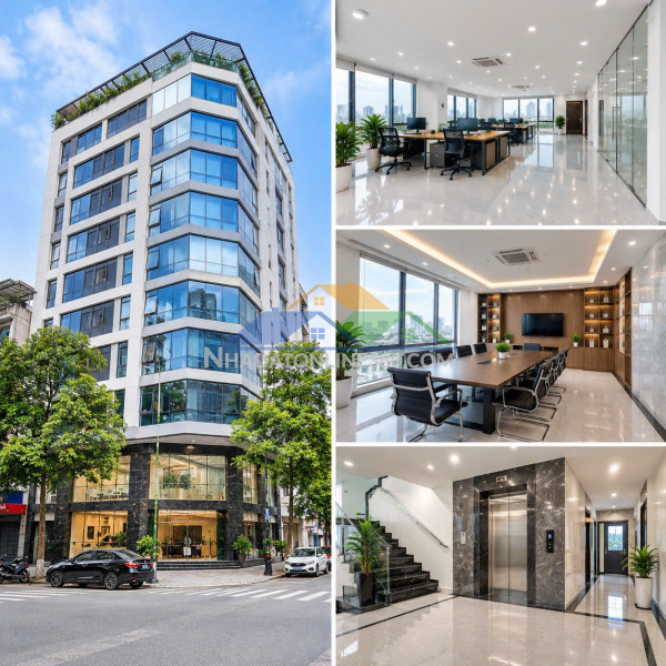 Bán tòa nhà văn phòng dương khuê – lô góc – 140m² – mt 9m –...
