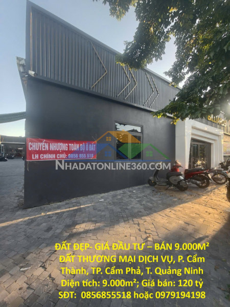 Đất đẹp- giá đầu tư – bán 9.000m² đất thương mại dịch vụ, p. cẩm thành, tp. cẩm phả, t. quảng ninh