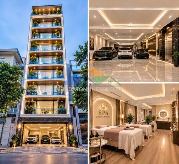 ???? tòa ccmn phùng chí kiên – cg - 95m² – 9 tầng tm – gara 3 ô tô – 10 căn hộ + sàn spa – 45,5 tỷ