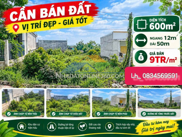 Đất đẹp - giá tốt chính chủ bán nhanh lô đất 600m² – phú...