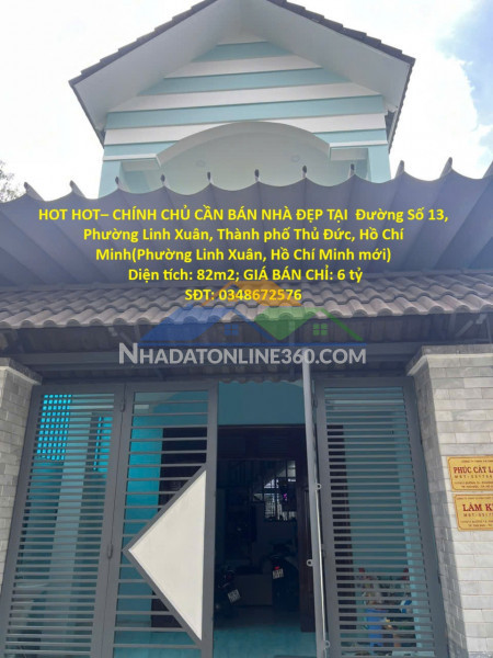 Hot hot– chính chủ cần bán nhà đẹp tại  phường linh xuân,...