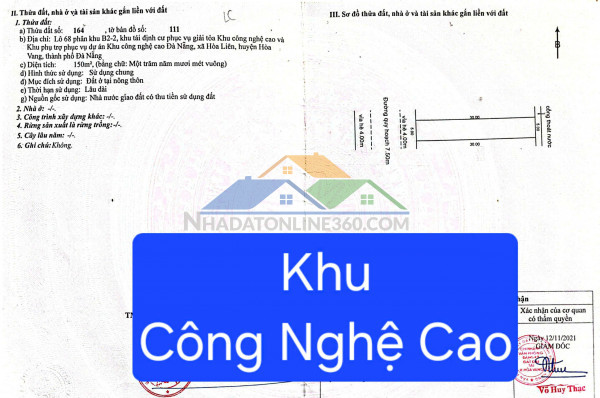 ????????bán đất 1 cặp  khu công nghệ cao (sát nguyễn tất thành nối dài)