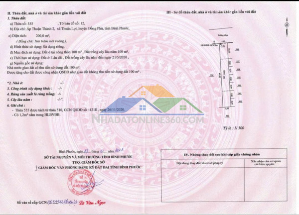 Đất giá rẻ- chính chủ cần bán đất kdc thái thành sẵn tại xã thuận lợi, đồng phú, bình phước