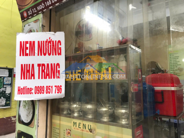 Sang nhượng cửa hàng chè thái và nem nướng nha trang – cầu giấy, hà nội