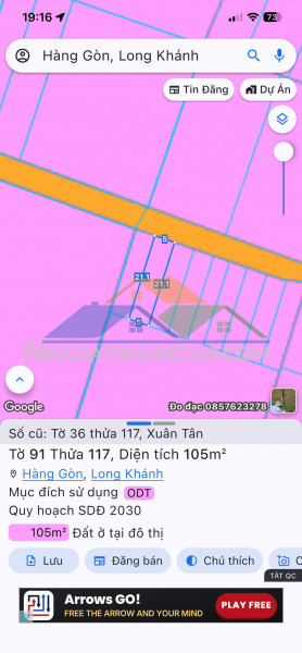 Chính chủ bán 3 lô đất long khánh, đồng nai - giá chỉ từ 950 triệu, gần 2 khu công nghiệp