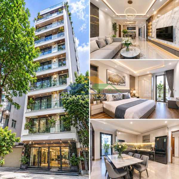 Bán tòa chùa láng – đống đa – 102m² – mt 5,5m – 10 tầng – 1 hầm – 32 căn hộ + 1 shophouse – dòng tiền 250tr/tháng