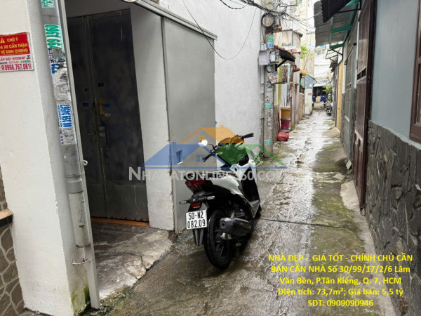 Nhà đẹp -  giá tốt - chính chủ cần bán căn nhà số 30/99/17/2/6...
