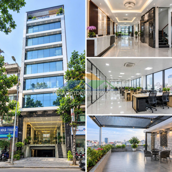 ???? tòa văn phòng mặt phố quan hoa – 150m² – mặt tiền 7m – 9 tầng – 1 hầm – thang máy – giá 99 tỷ