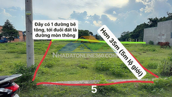 Đất đẹp- giá tốt - chính chủ cần bán tại xã hoà khánh nam, đức hòa, long an
