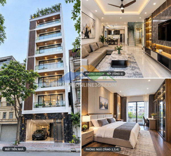 Nhà phân lô thái thịnh – đống đa – 62m² – 7 tầng thang máy – ngõ ô tô thông - giá 24,5 tỷ